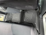 Car Floor Mats + Black Door Sills for Mazda BT-50 BT50 UP Series Dual Cab 2011-2020