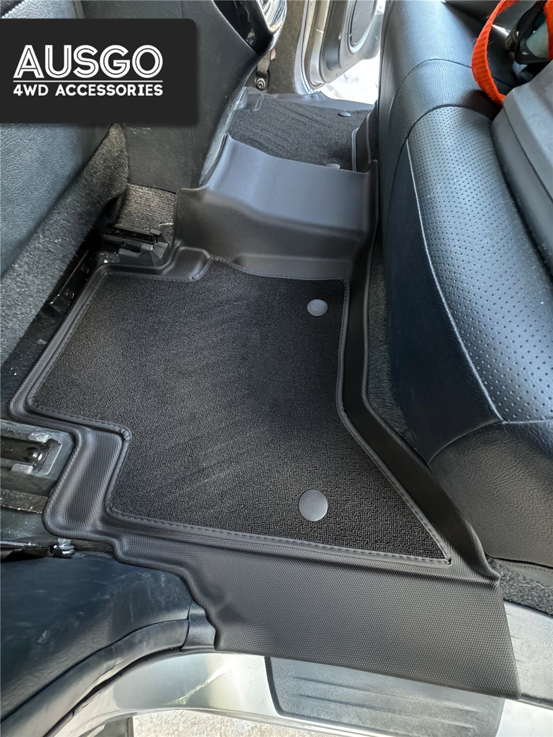 Double-Layer Car Floor Mats for Toyota Hilux Dual Cab 2015-2025 Auto Trans