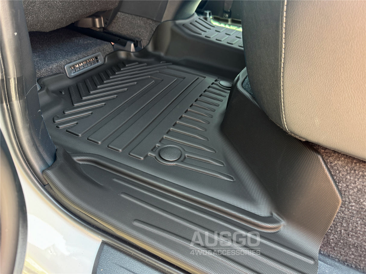 5D Car Floor Mats for Toyota Hilux Dual Cab 48V Hybrid 2024-Onwards