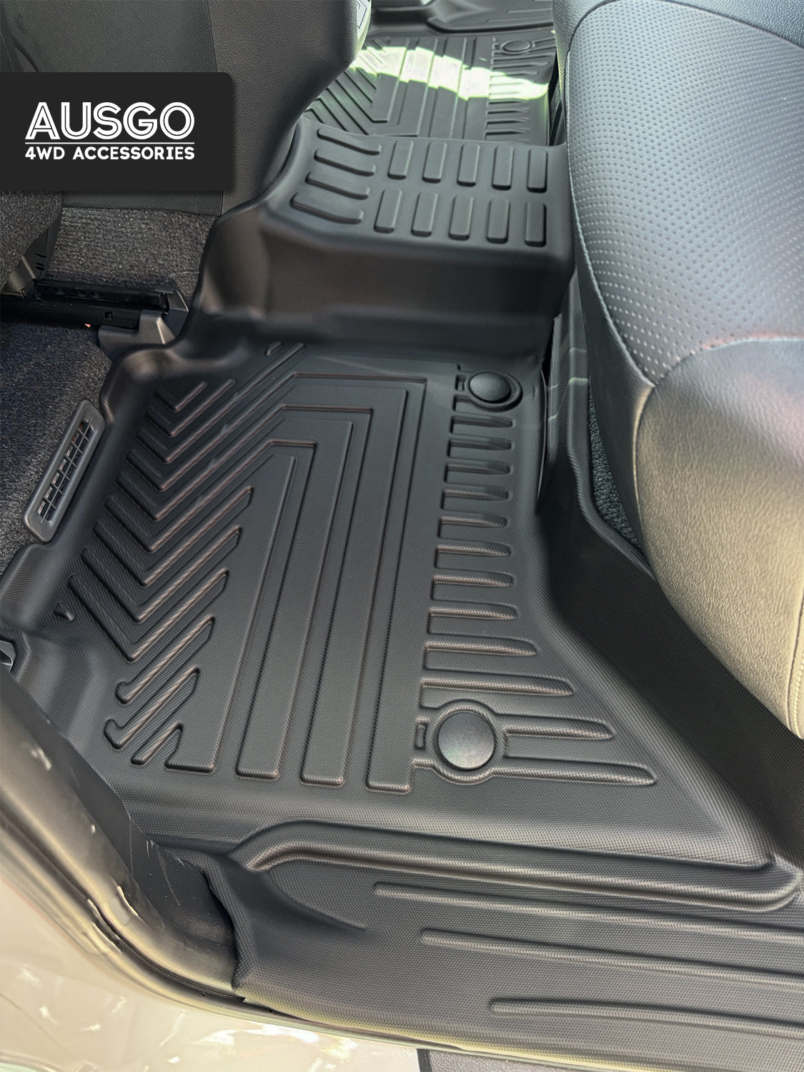 5D Car Floor Mats for Toyota Hilux Dual Cab 48V Hybrid 2024-Onwards