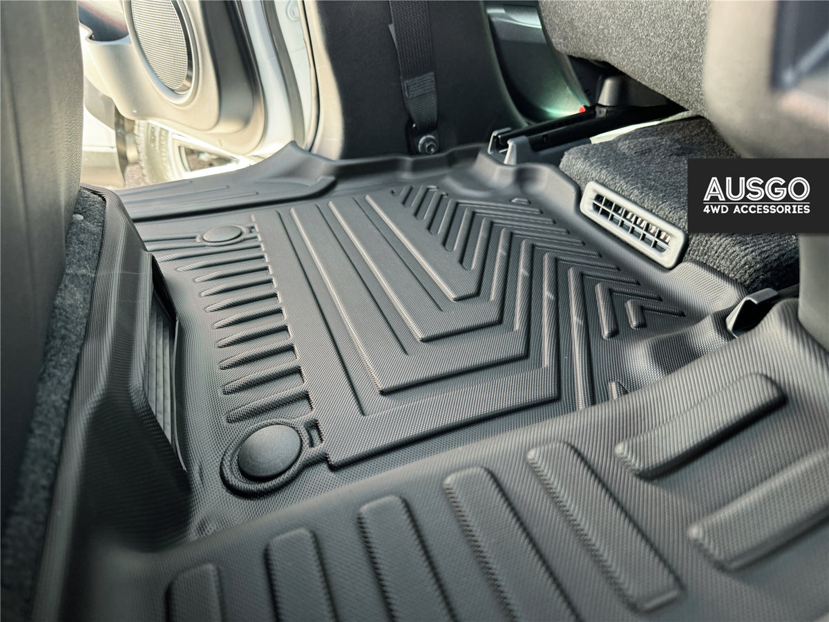 5D Car Floor Mats for Toyota Hilux Hybrid / EV Dual Cab 2024-Onwards
