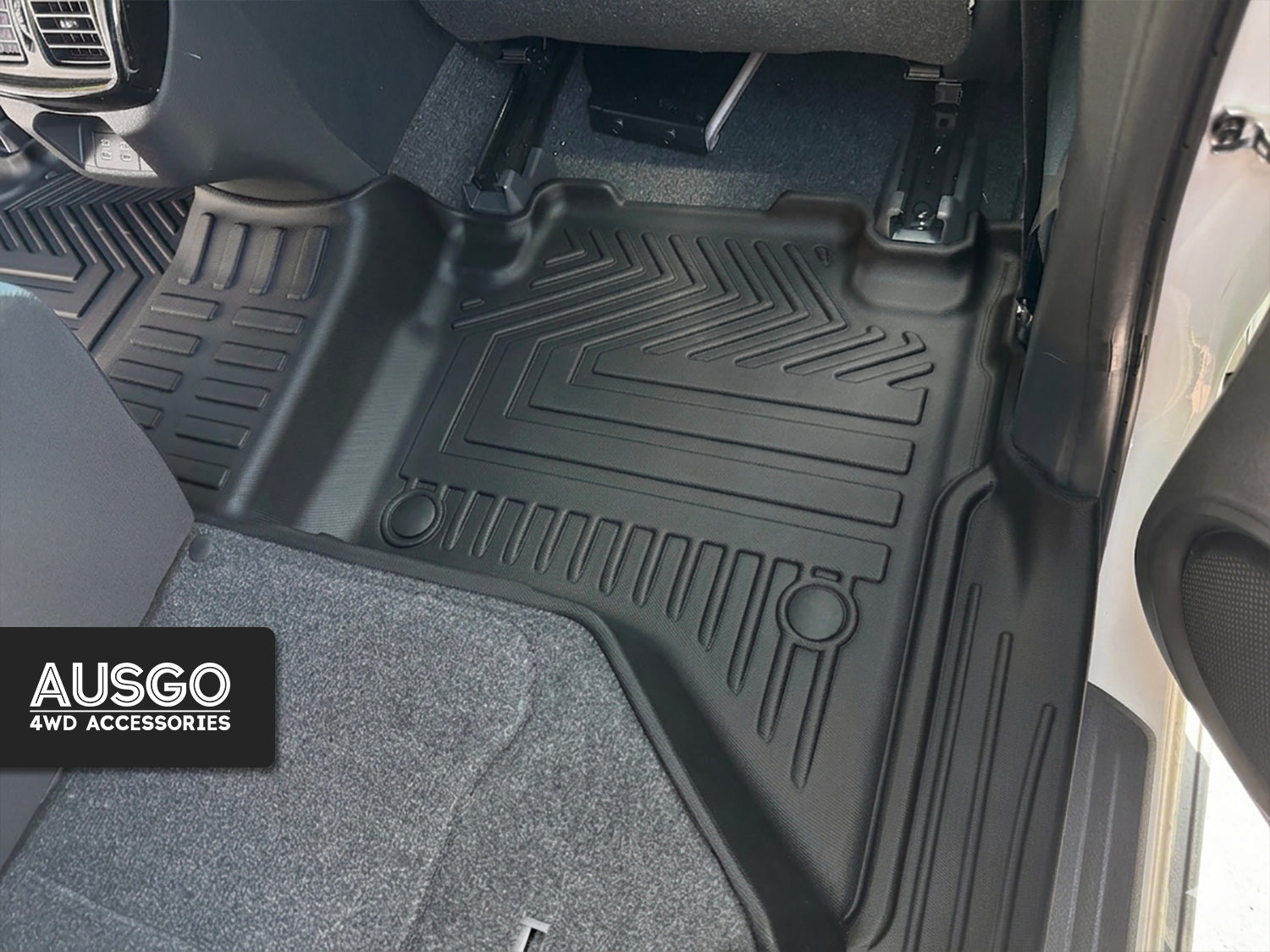 5D Car Floor Mats for Toyota Hilux Dual Cab 48V Hybrid 2024-Onwards