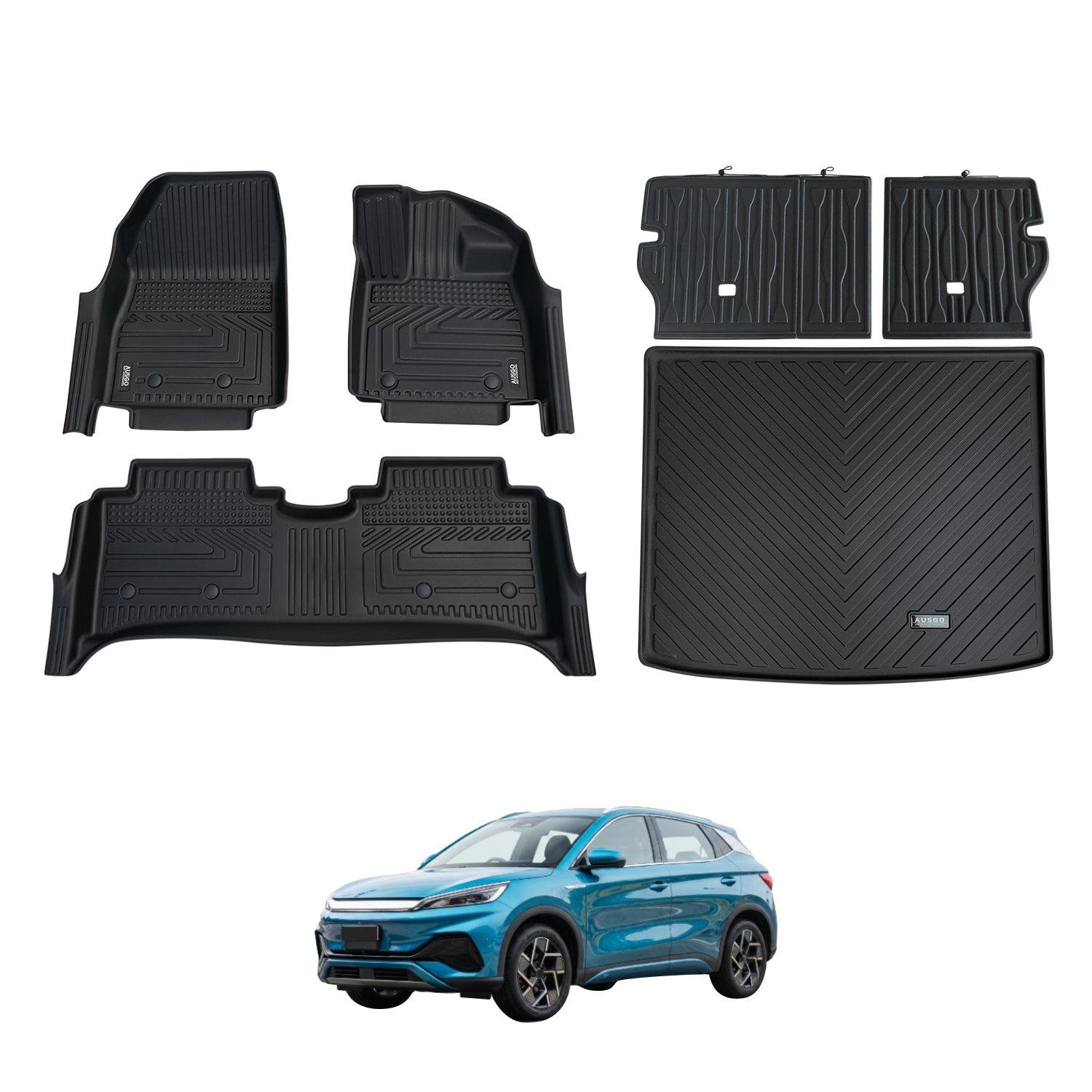 5D Car Floor Mats for BYD ATTO 3 2022-Onwards