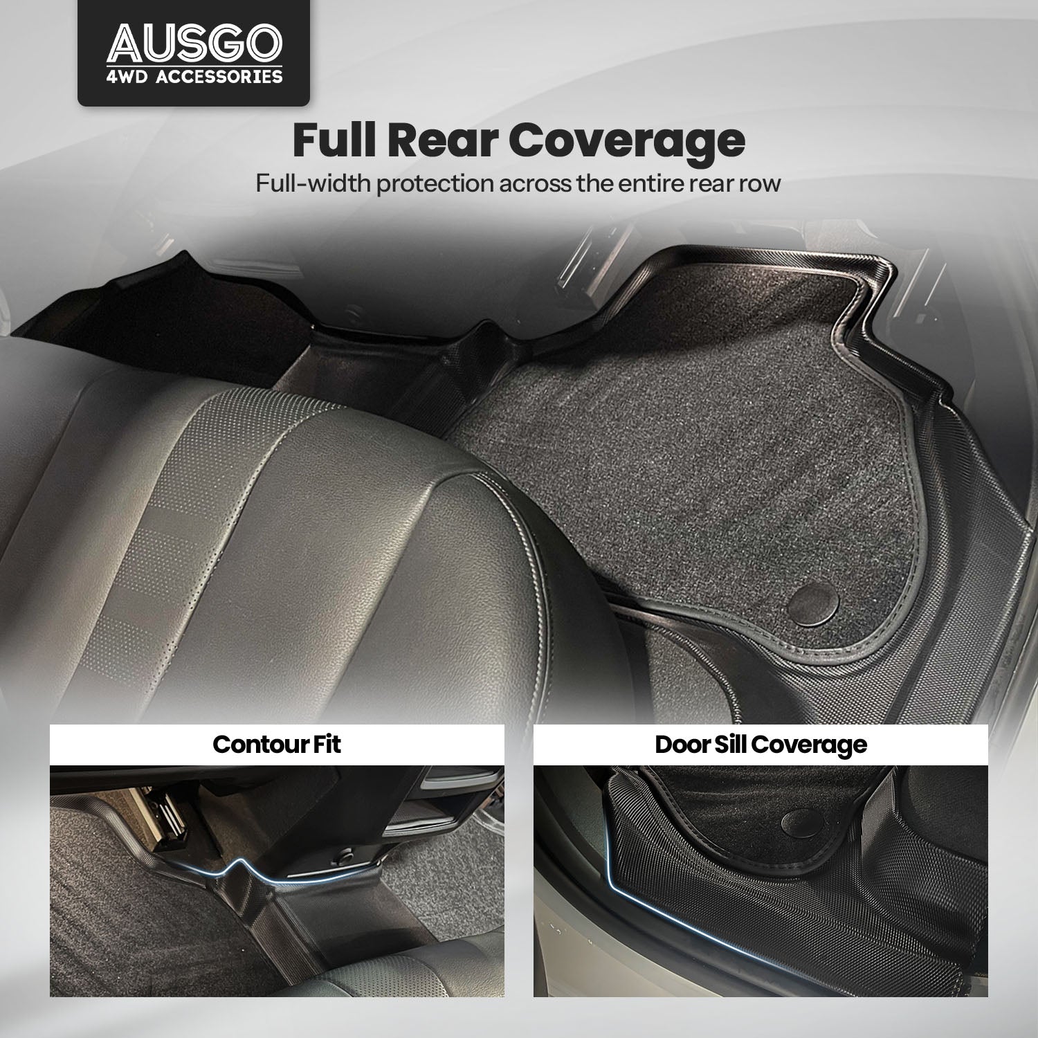 Double-Layer Car Floor Mats for BMW X5 G05 2018-Onwards