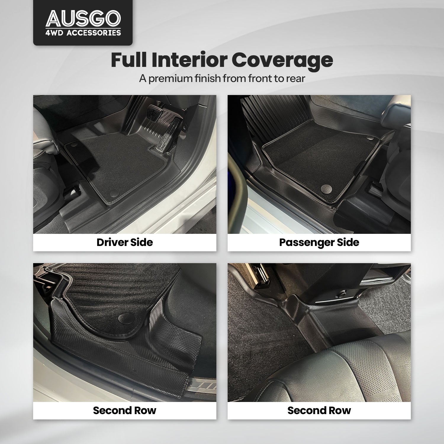 Double-Layer Car Floor Mats for BMW X5 G05 2018-Onwards