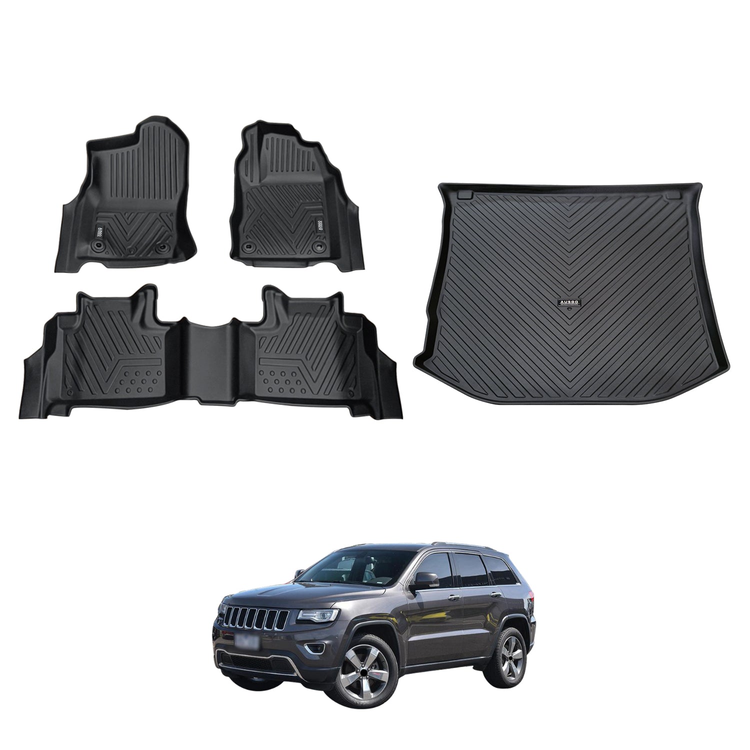 PRE-ORDER 5D Car Floor Mats for Jeep Grand Cherokee WK Series 2010-2021