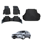 5D Car Floor Mats + Cargo Mat for Ford Falcon FG ecoLPi Series 2008-2014