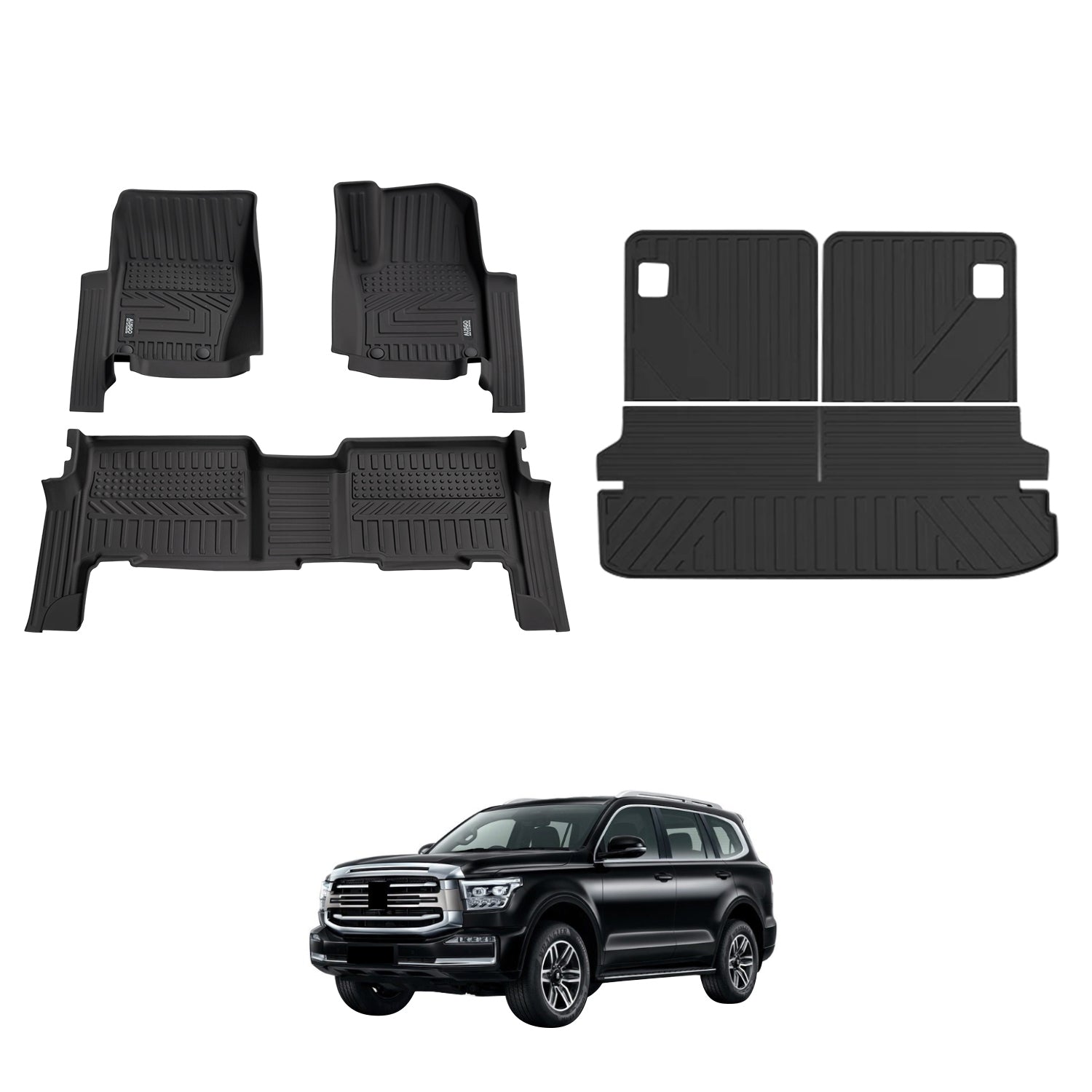 5D Car Floor Mats for GWM Tank 500 2024-Onwards