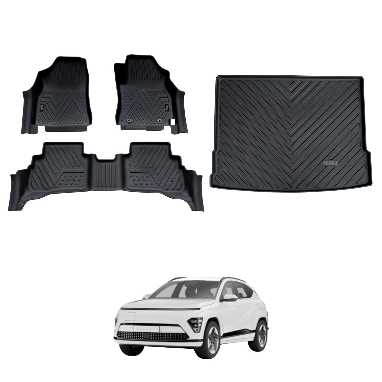 5D Car Floor Mats for Hyundai Kona SX2 Series 2023-Onwards