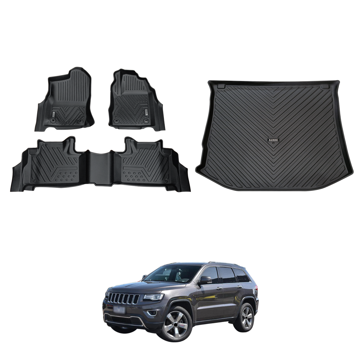 5D Car Floor Mats for Jeep Grand Cherokee WK Series 2010-2021