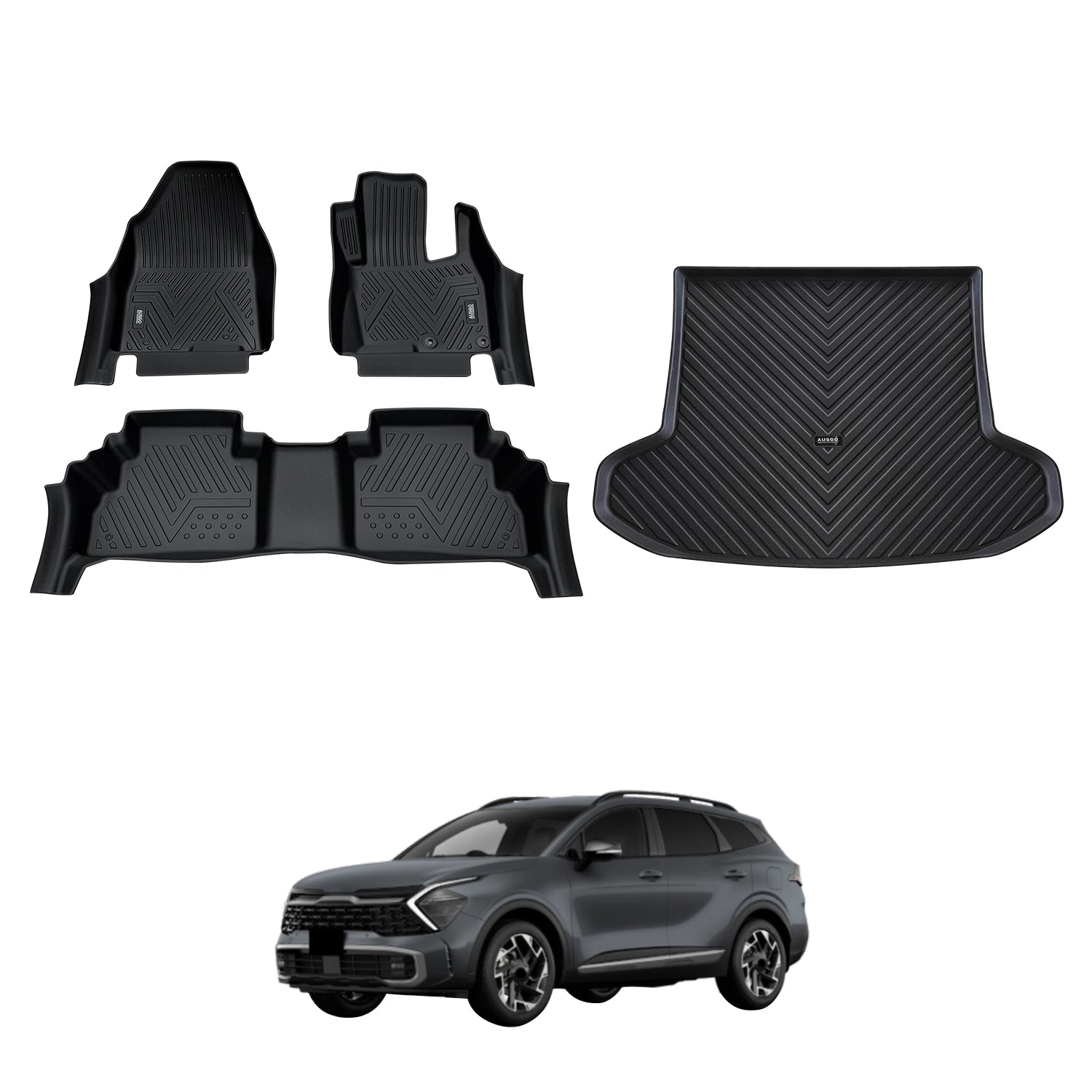 5D Car Floor Mats for KIA Sportage NQ5 2021-2025