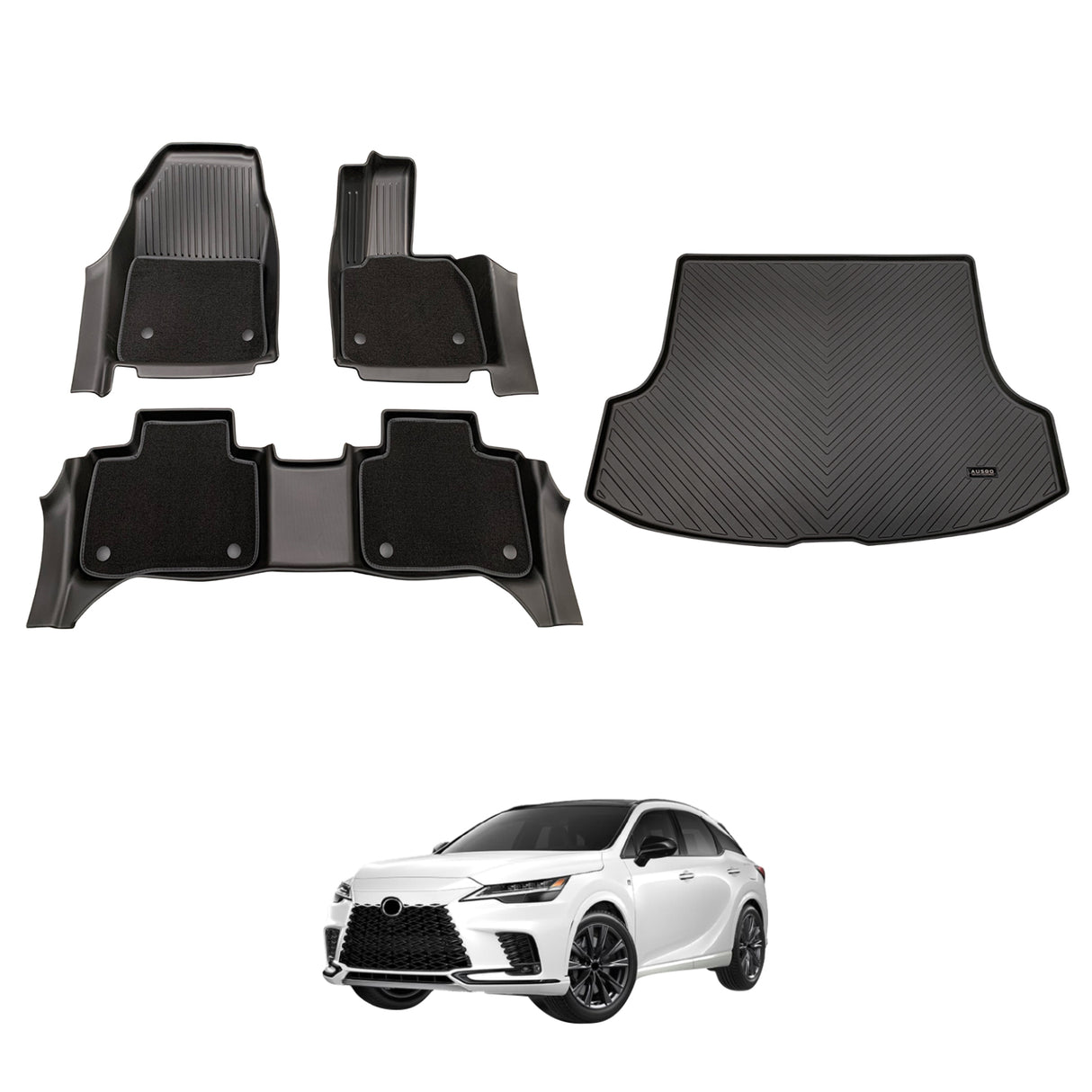 Double-Layer Car Floor Mats for Lexus RX Series RX350 /  RX350h / RX500h 2022-Onwards