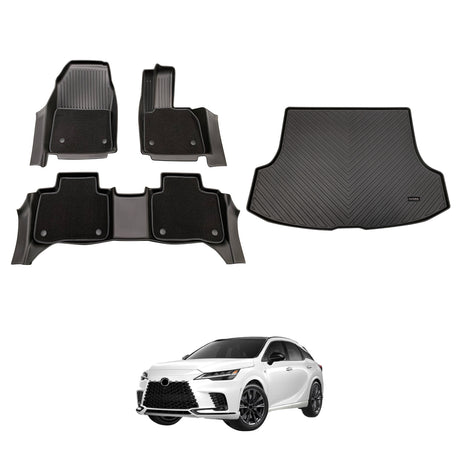 Double-Layer Car Floor Mats for Lexus RX Series RX350 /  RX350h / RX500h 2022-Onwards