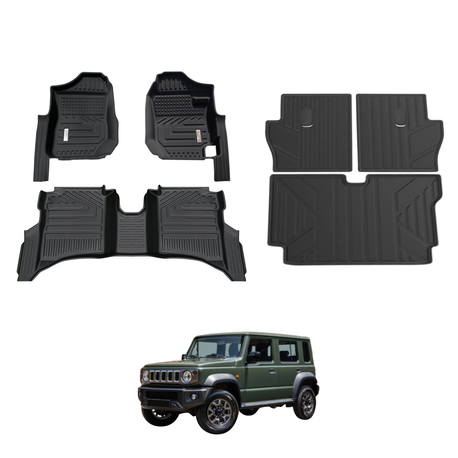 5D Car Floor Mats for Suzuki Jimny XL 5-Door 2023-Onwards
