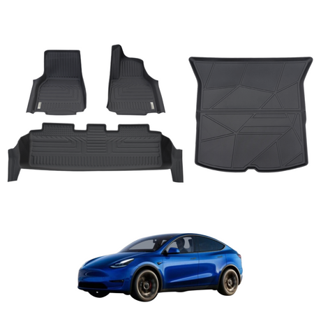 5D Car Floor Mats for Tesla Model Y 2022-2025