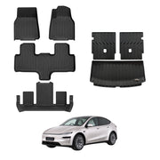 3D Car Floor Mats Boot Liner for Tesla Model Y L 6-Seat 2026-Onwards
