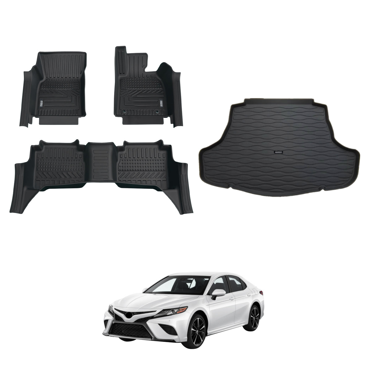 5D Car Floor Mats for Toyota Camry Hybrid 2017-2024