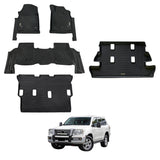 5D Car Floor Mats for Toyota LandCruiser 200 LC200 2007-2012