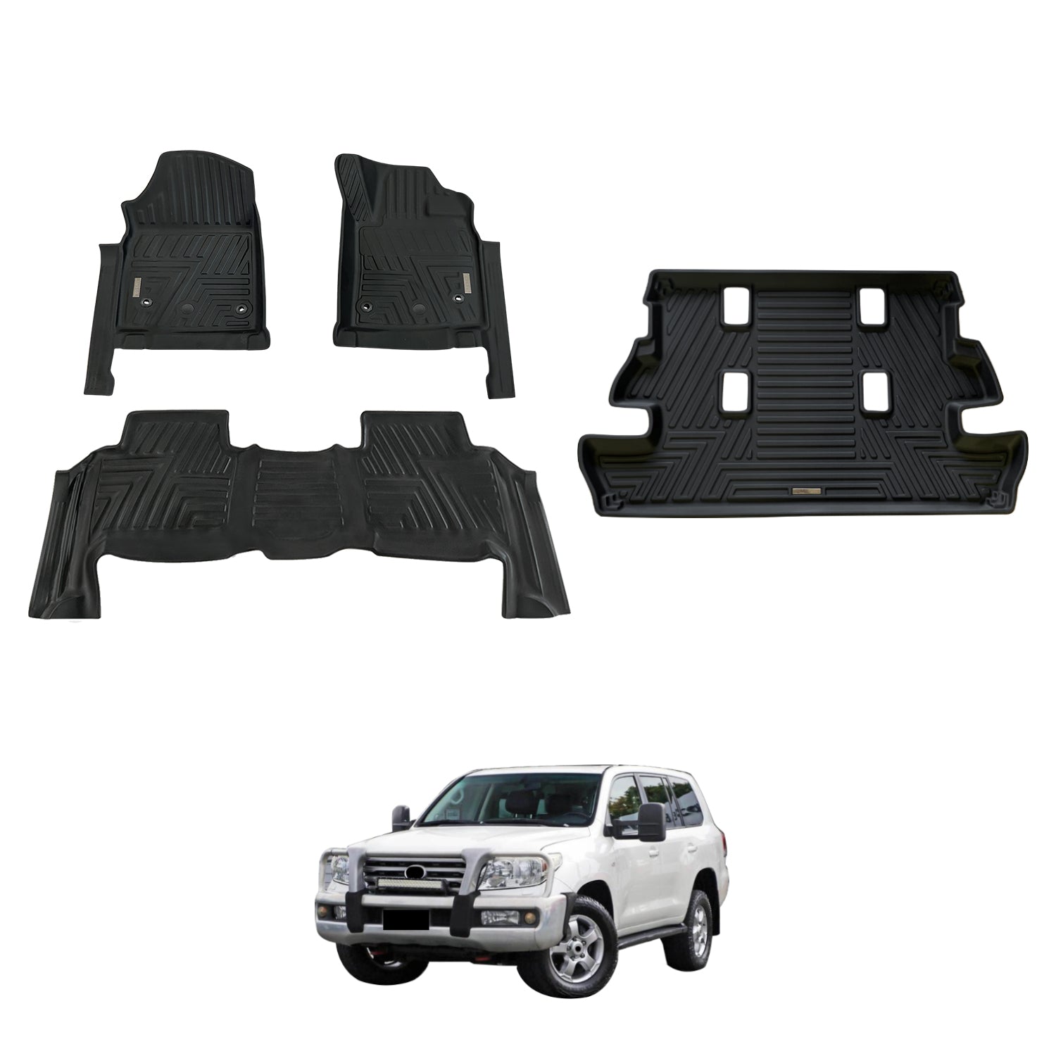 5D Car Floor Mats for Toyota Land Cruiser 200 Series 2007-2012
