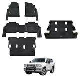 5D Car Floor Mats for Toyota LandCruiser 200 LC200 2007-2012