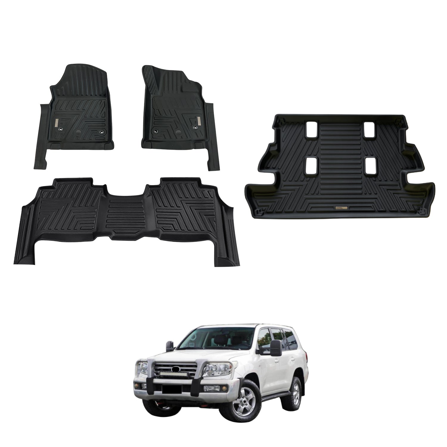 5D Car Floor Mats for Toyota Land Cruiser 200 Series 2007-2012