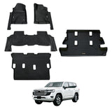 5D Moulded Car Floor Mats for Toyota LandCruiser 200 LC200 2012-2021