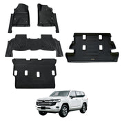5D Moulded Car Floor Mats for Toyota Land Cruiser 200 Series 2012-2021