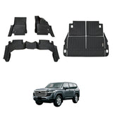 5D Car Floor Mats for Toyota Land Cruiser 300 Series 2021-Onwards