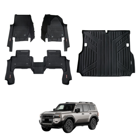 7D Injection Floor Mats for Toyota LandCruiser Prado 250 Series 2024-Onwards