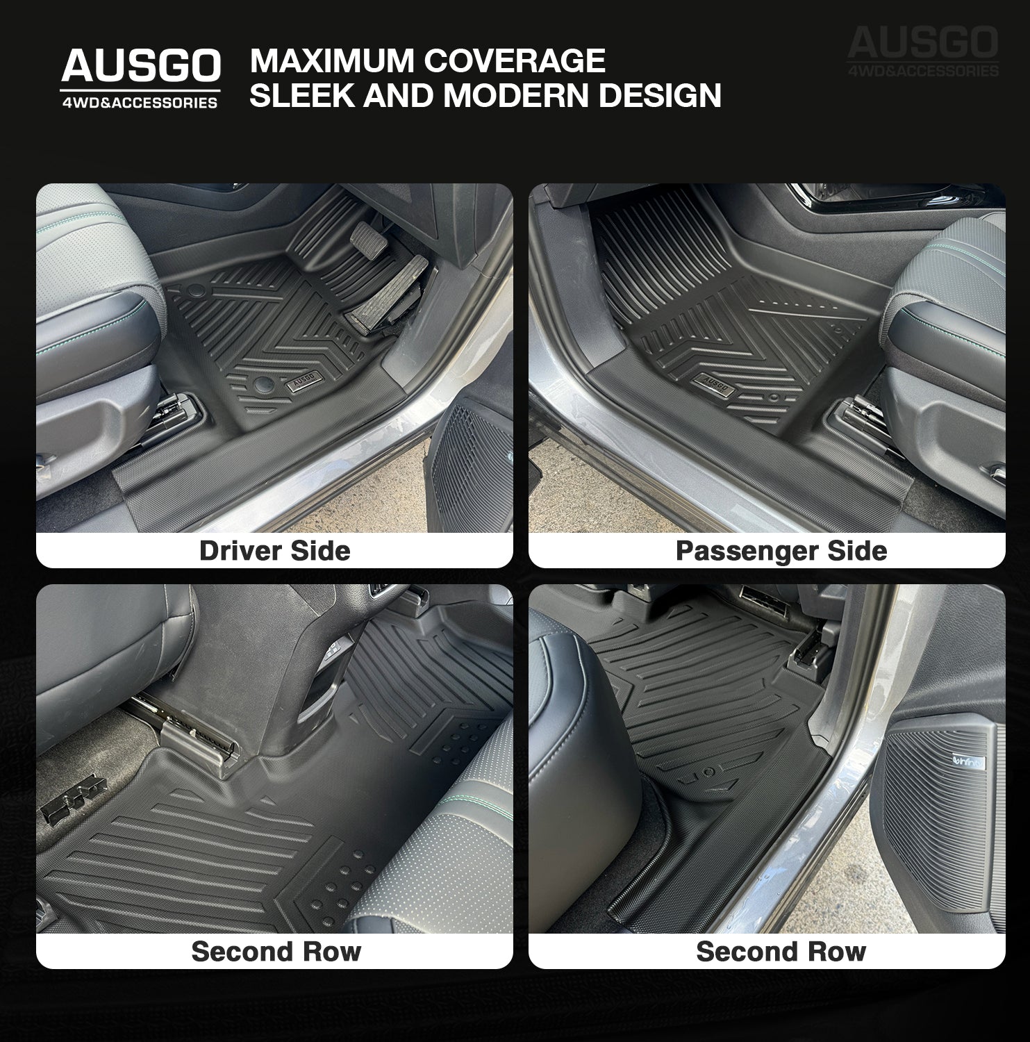 5D Car Floor Mats for BYD SEALION 6 2024-Onwards