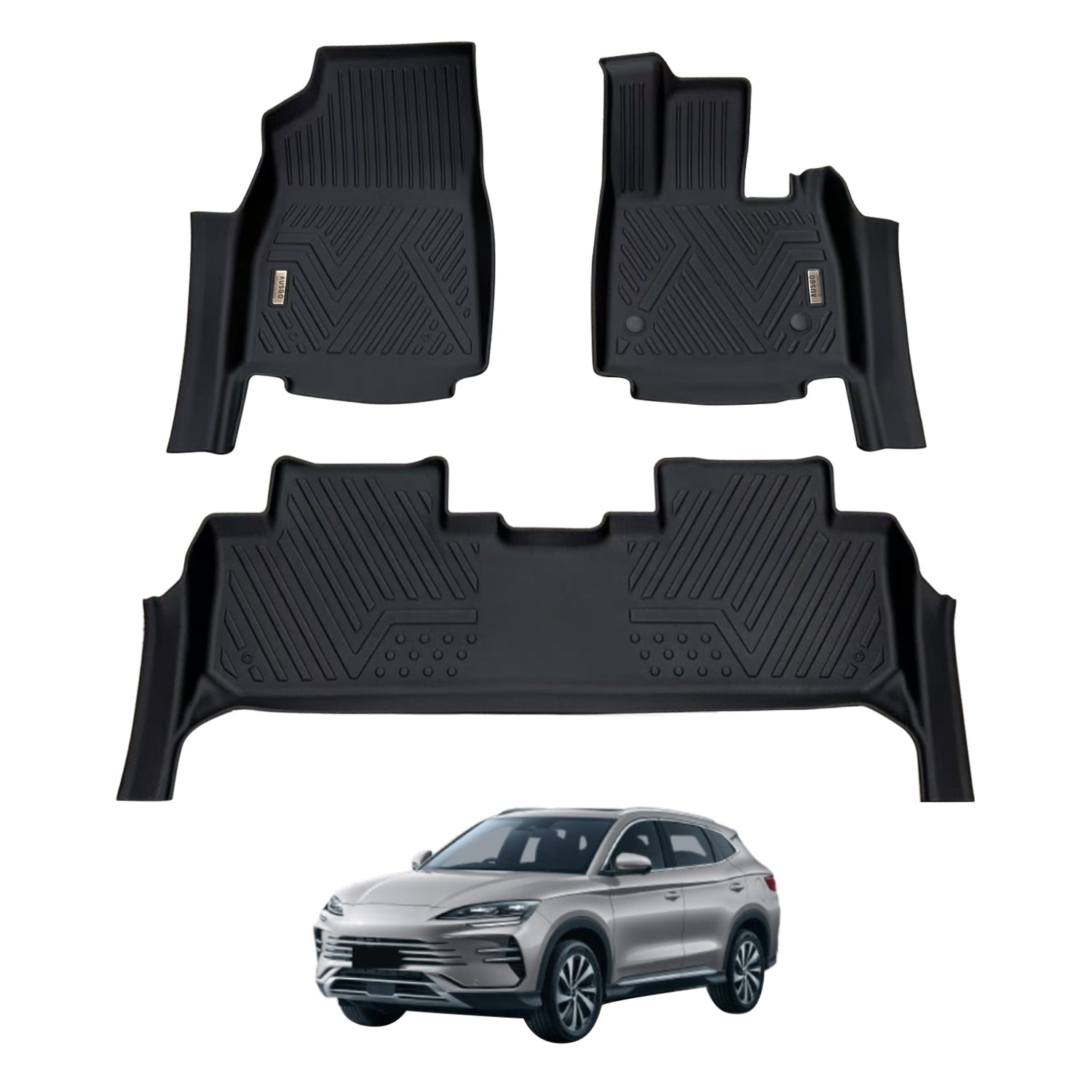 5D Car Floor Mats for BYD SEALION 6 2024-Onwards