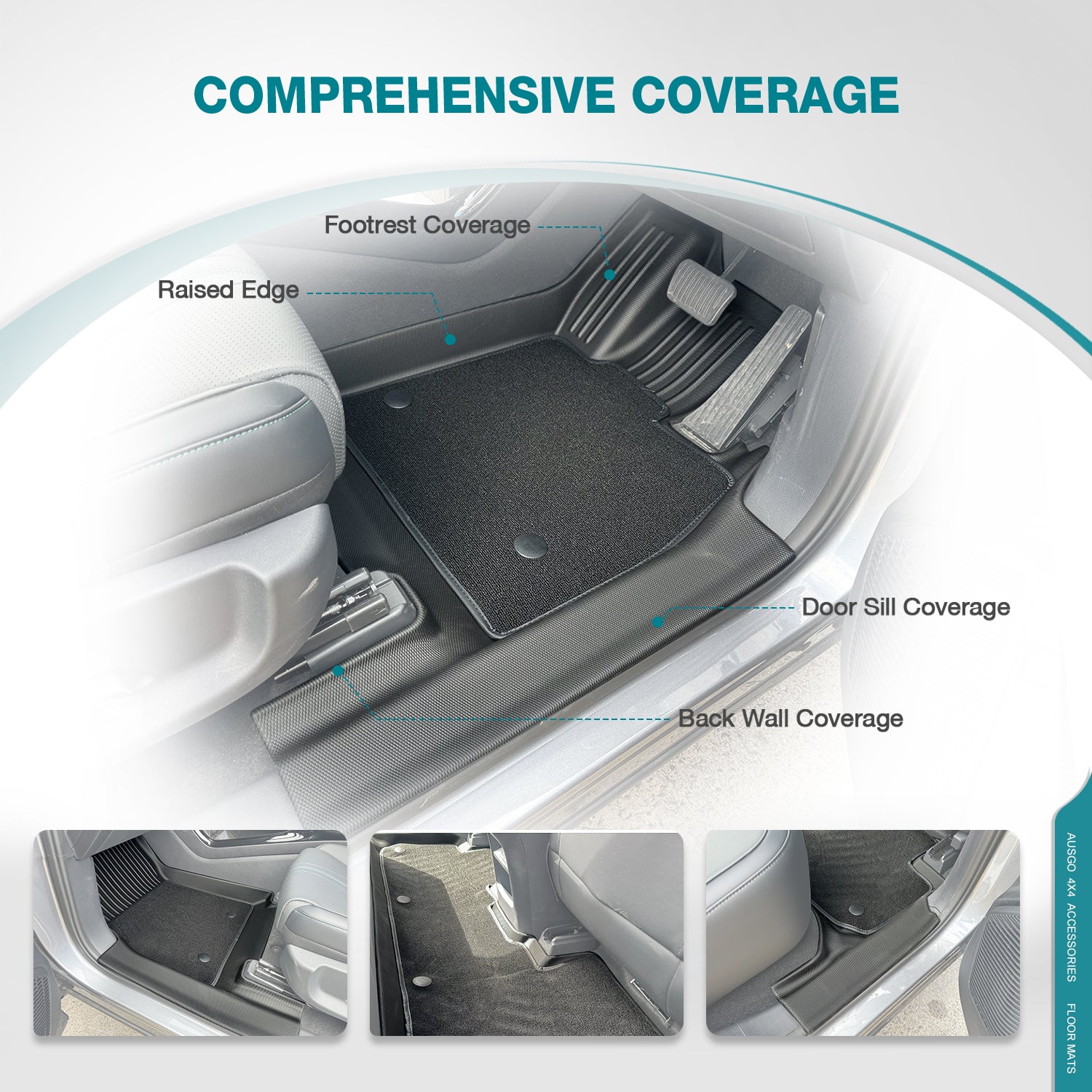 Double-Layer Car Floor Mats for BYD SEALION 6 2024-Onwards