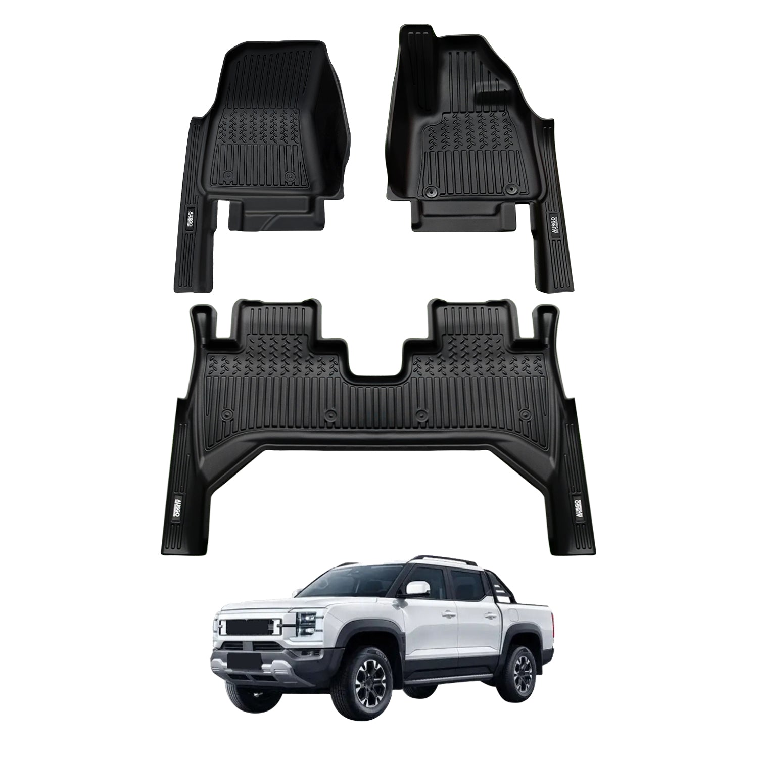 7D Car Floor Mats for BYD Shark 6 2024-Onwards