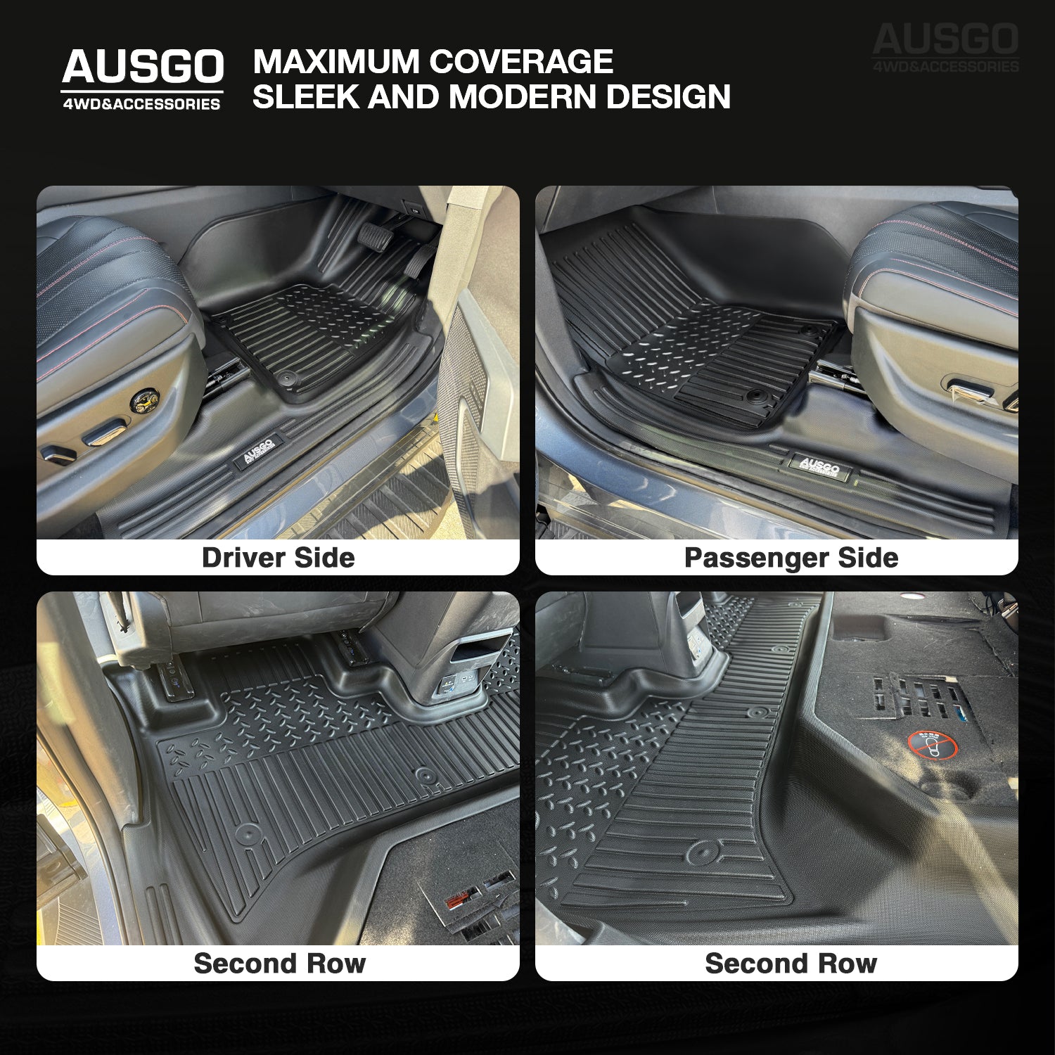 7D Car Floor Mats for BYD Shark 6 2025-Onwards