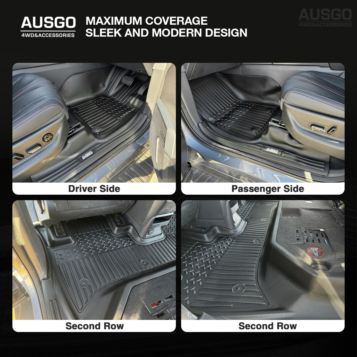 5D Car Floor Mats for BYD Shark 6 2025-Onwards