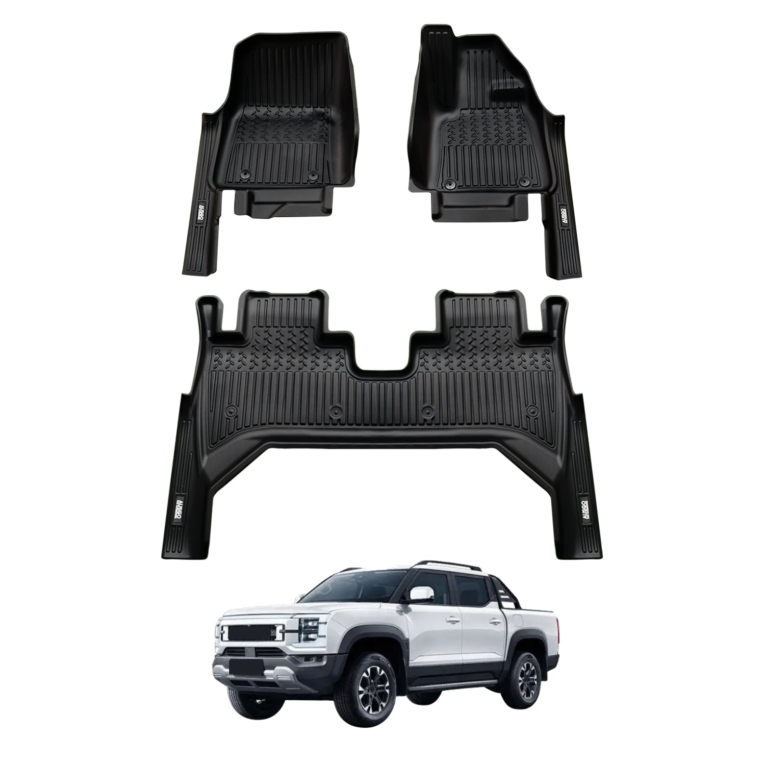 7D Car Floor Mats for BYD Shark 6 2025-Onwards