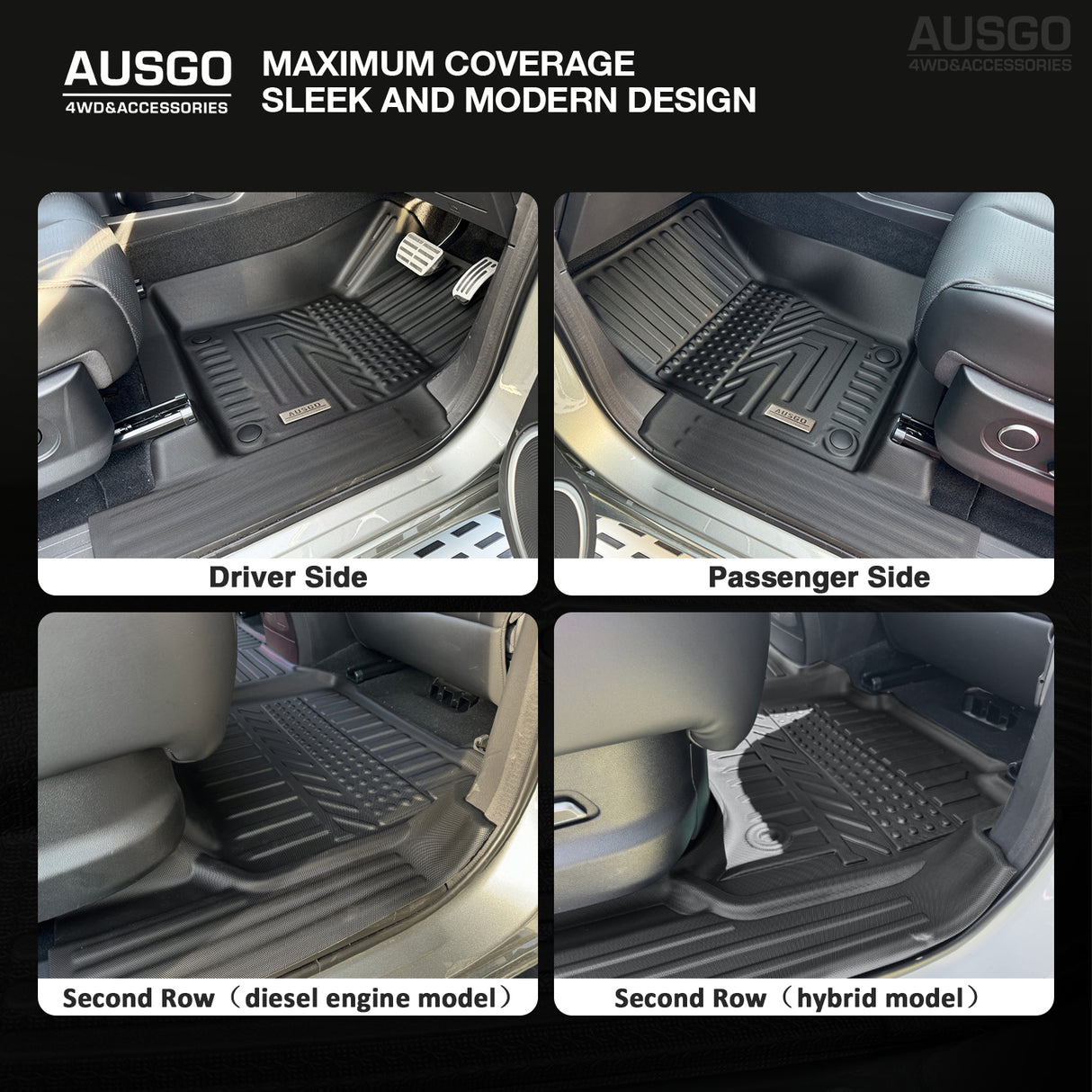 5D Car Floor Mats for GWM Cannon Alpha 2024-Onwards