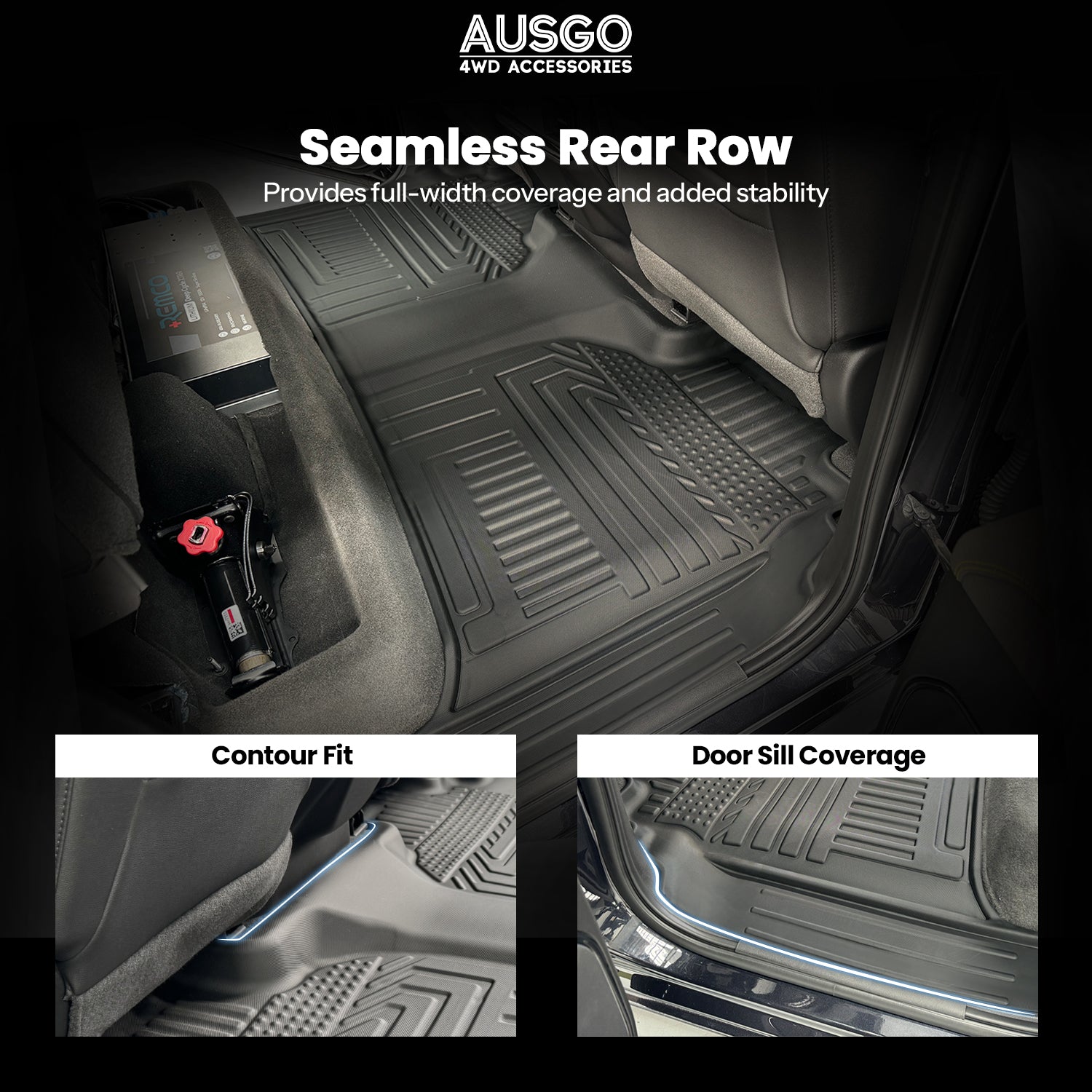 5D Car Floor Mats for Chevrolet Silverado T1 Series 2020-Onwards