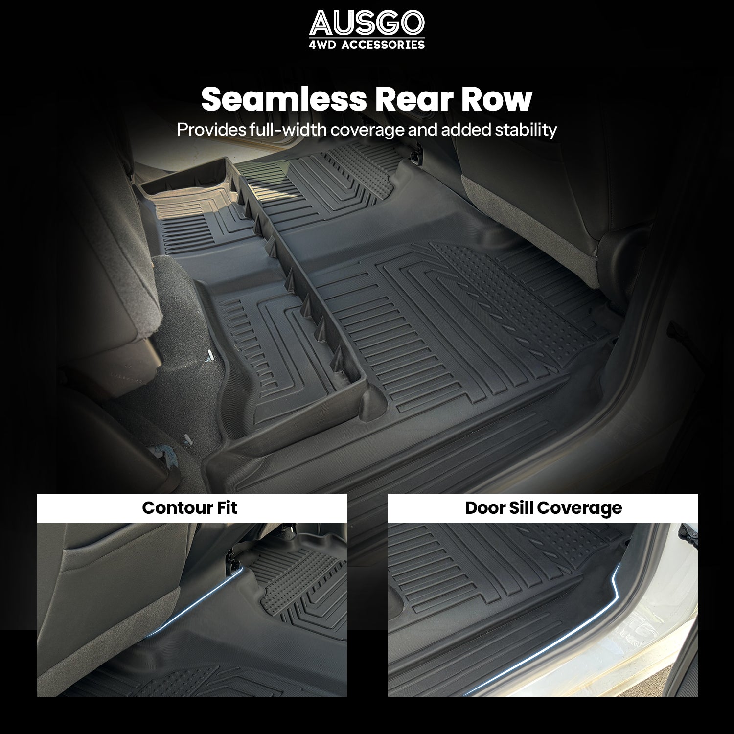 5D Car Floor Mats for Chevrolet Silverado T1 Series 2020-Onwards