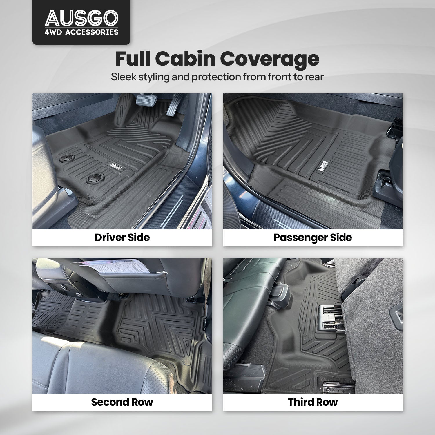 5D Car Floor Mats for Ford Everest UA Series 2015-2022
