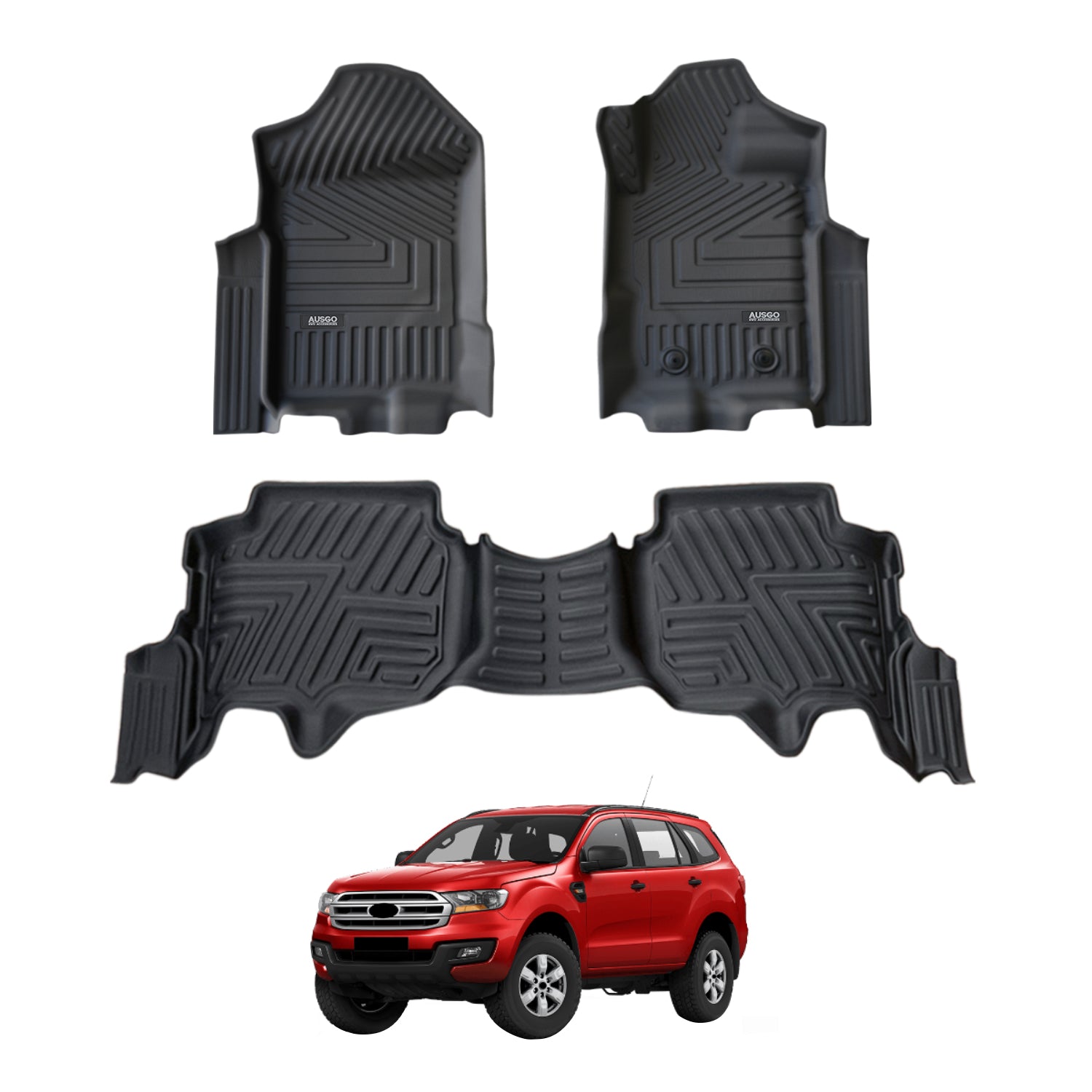 5D Car Floor Mats for Ford Everest UA Series 2015-2022