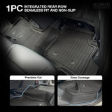 5D Moulded Floor Mats + Black Door Sill Protector for Ford Everest Next-Gen 2022-Onwards