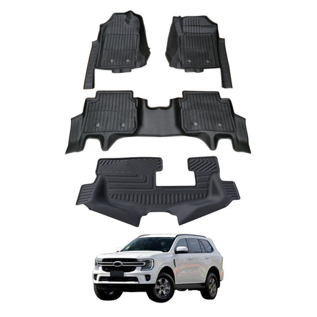 7D Injection Floor Mats for Ford Everest Next-Gen 2022-Onwards