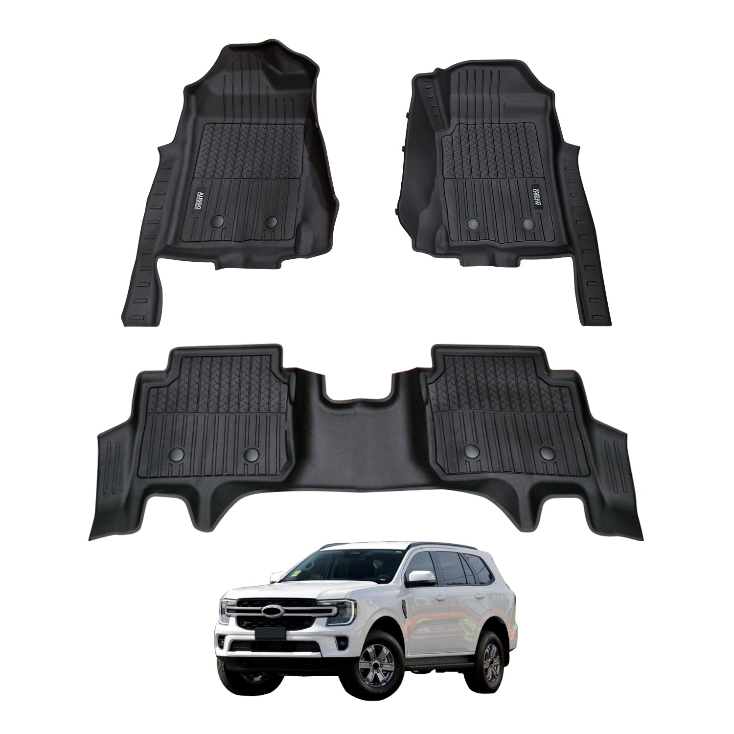 7D Injection Floor Mats for Ford Everest Next-Gen 2022-Onwards