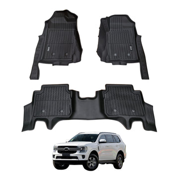 7D Injection Floor Mats for Ford Everest 2022-Onwards