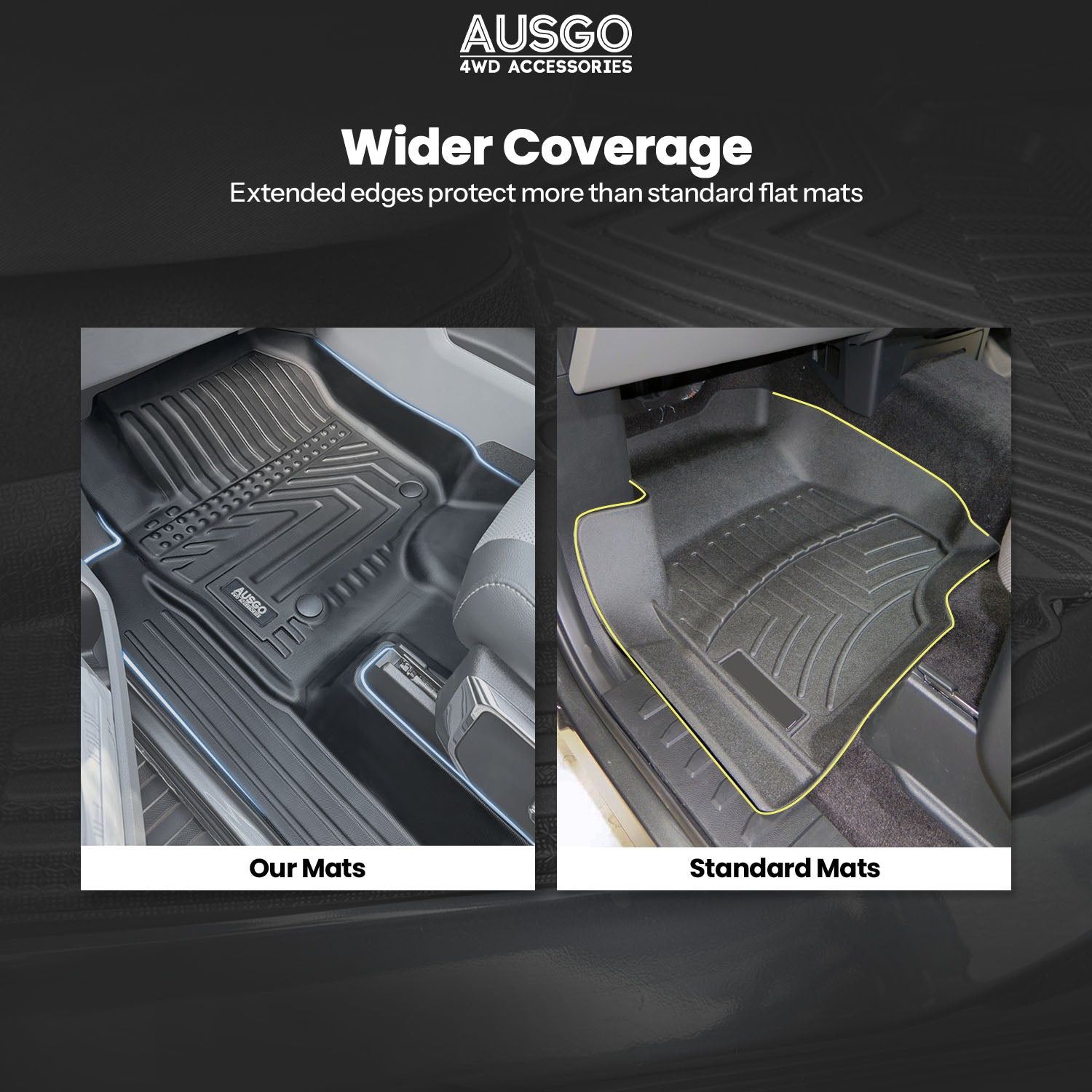 5D Car Floor Mats for Ford F-150 F150 2023-Onwards