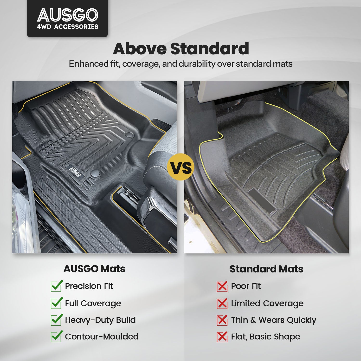 5D Car Floor Mats for Ford F-150 F150 2023-Onwards