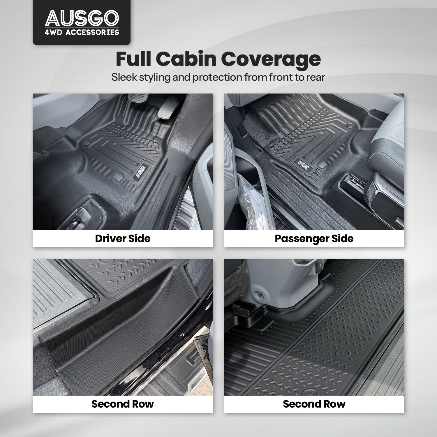 5D Car Floor Mats for Ford F-150 F150 2023-Onwards