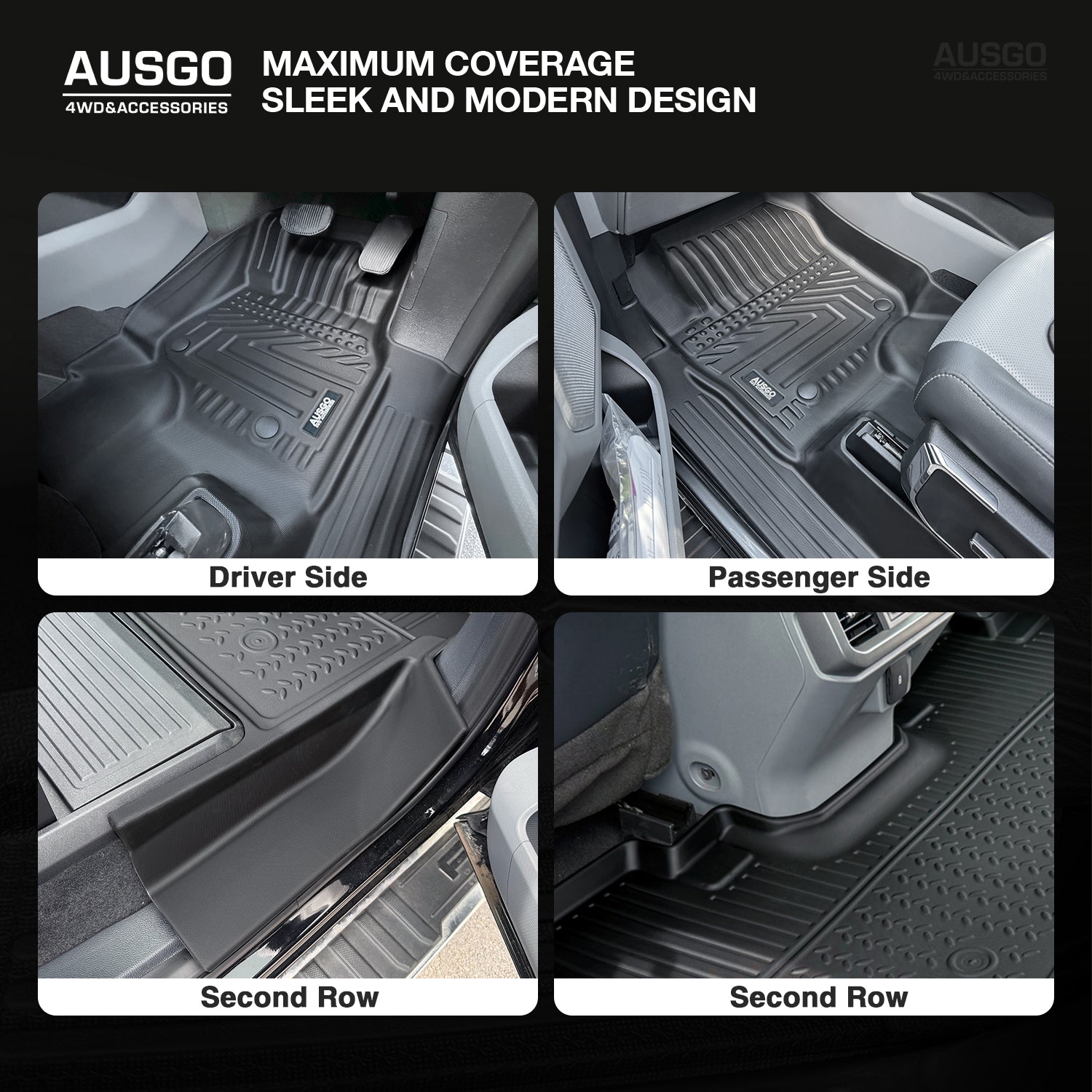 5D Car Floor Mats for Ford F-150 F150 2023-Onwards