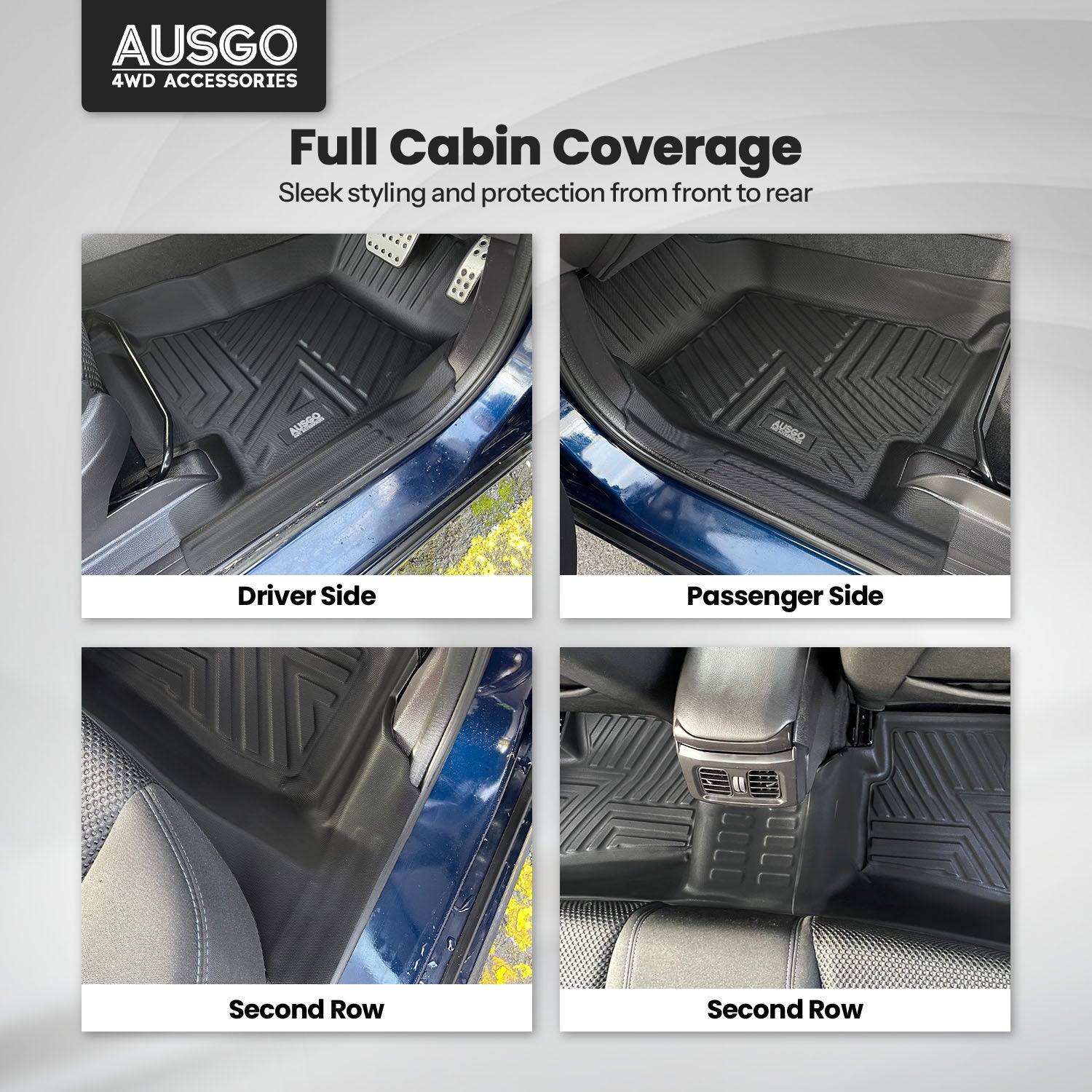 5D Car Floor Mats + Cargo Mat for Ford Falcon FG ecoLPi Series 2008-2014